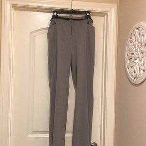 Calvin Klein classic modern fit, long gray slacks